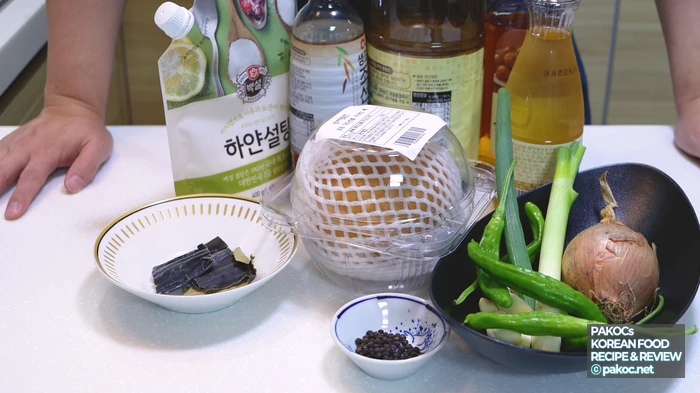 장조림 재료 소개 사진