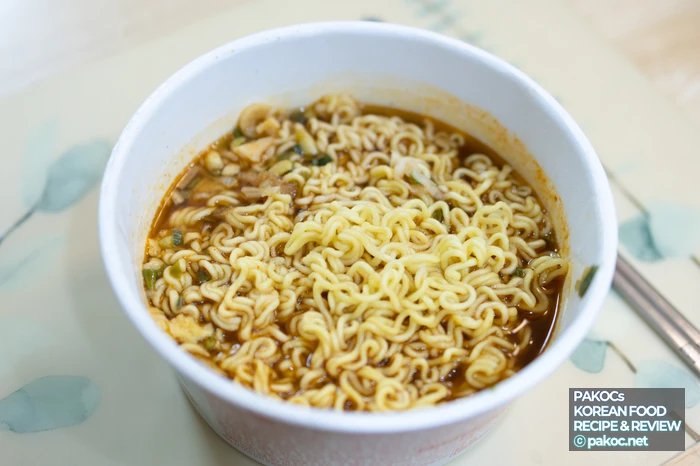 라면 구성 재료 정보