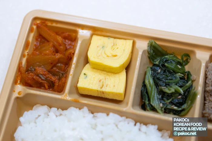 메인 반찬 사진 비교