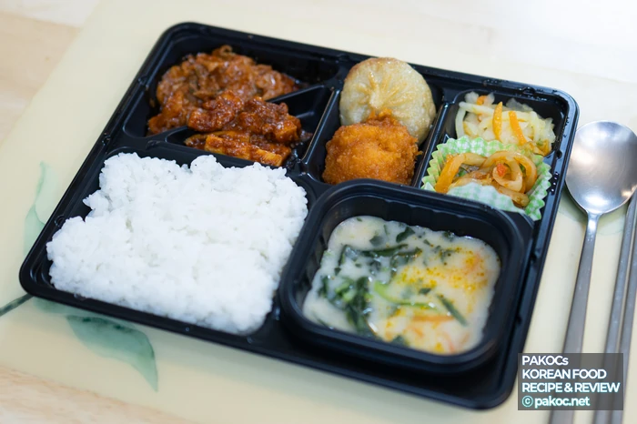 강한 맛 중식 도시락 특징