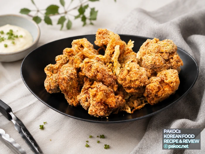 후라이드 치킨 매력적인 구성