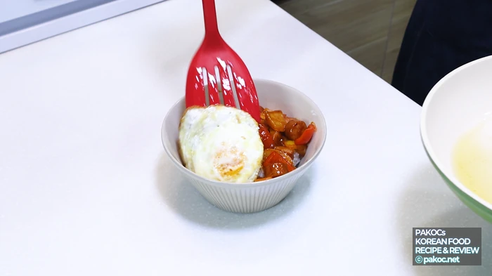 식용유 조리 과정 사진