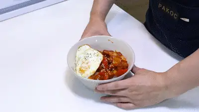 재료 손질 과정 사진