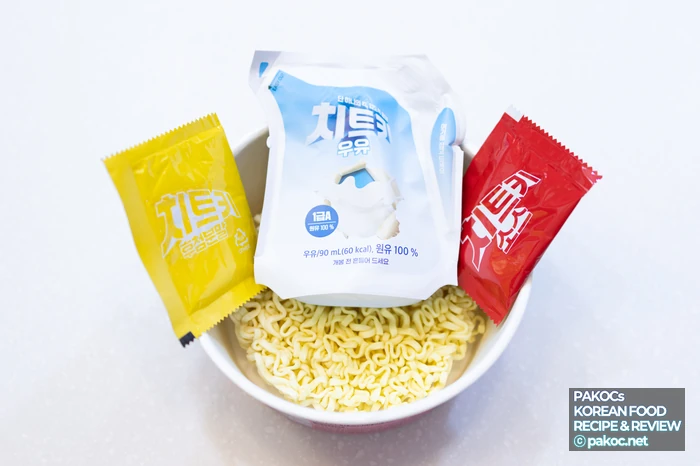꾸덕한 크림감 비교 사진