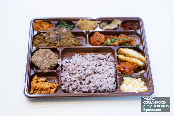 맛있고 풍성한 도시락 선택