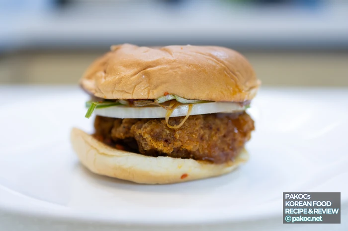 脂っこくないチキンバーガーの味