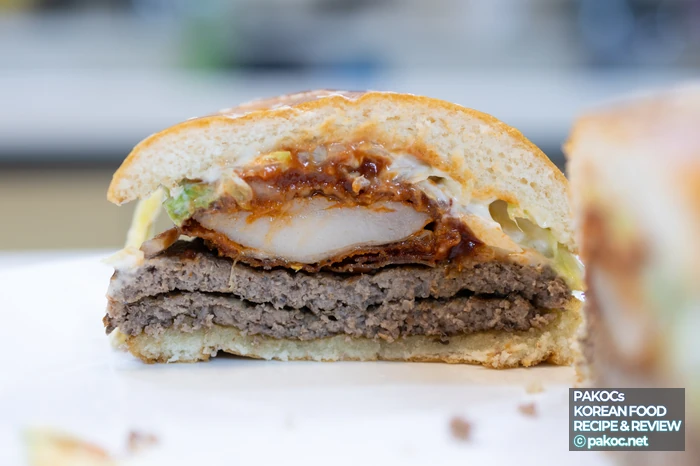 バーガーの種類と構成の情報