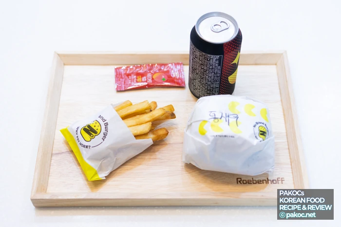 노브랜드 버거 무쇠팔 통새우 가쓰오 이미지