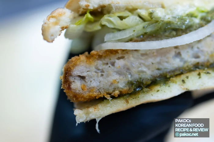 Premium tonkatsu burger recommendation