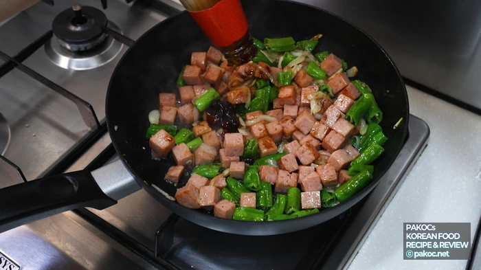 Using up leftover kkwari-gochu