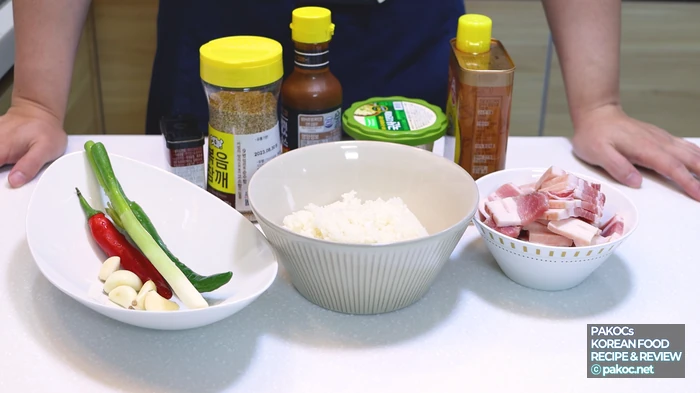 調理時間15分 サムギョプサルチャーハン