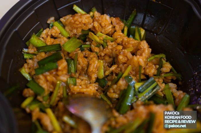 Popularity of seasonal vegetable bibimbap