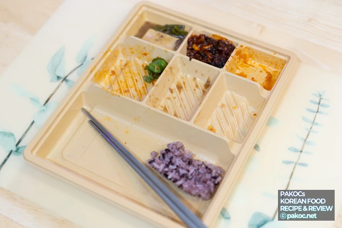 コチュジャンプルコギ定食の味の特徴