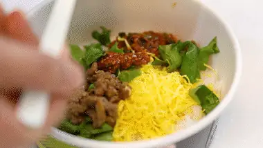 ニンニクの芽ビビンバのレビュー