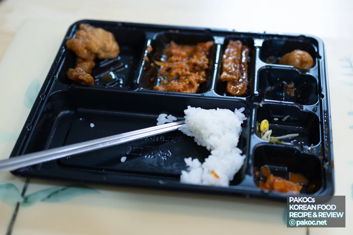 메인 반찬 통스팸구이 중심