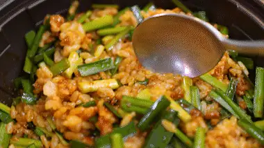 Consumer recommendation for chive bibimbap