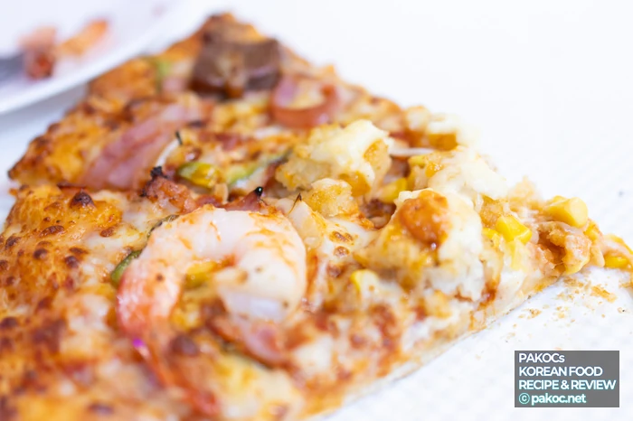 Giant shrimp topping feature