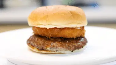 치킨버거 개운한 맛