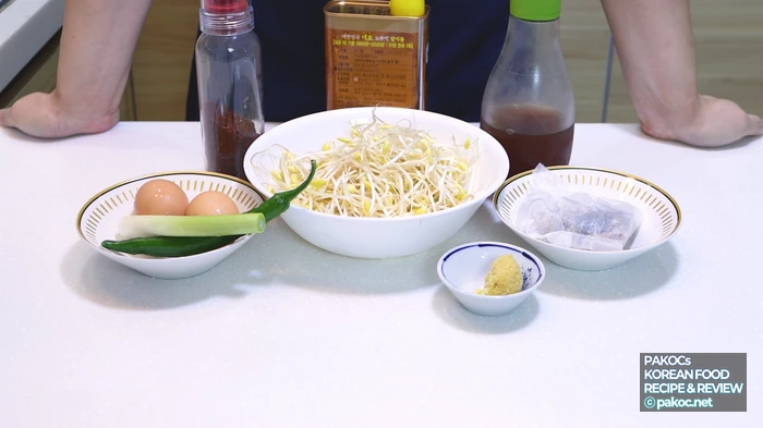 풍부한 맛의 새우젓 사용