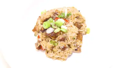 食欲をそそるチャーハン写真