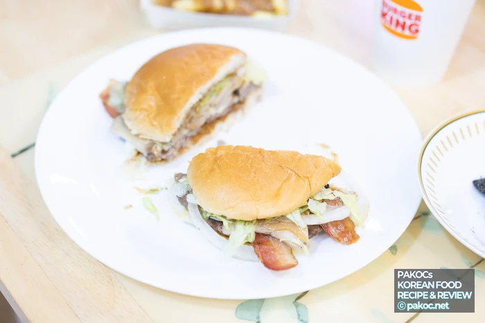 First impressions of the truffle Whopper
