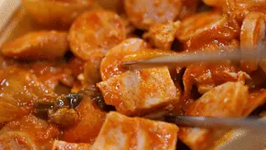 Información sobre los ingredientes del budae bokkeum
