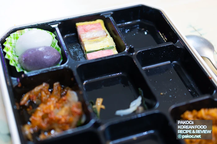 Lonchera con jeon variados y japchae