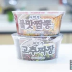 이마트24 대박각 고추짜장 불맛짬뽕 라면 1,800원 리뷰 고추짜장라면 진한 소스