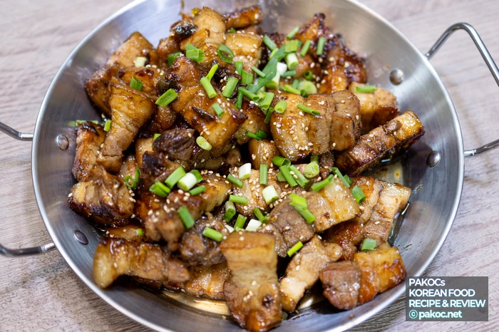 향신채 삼겹살 육수