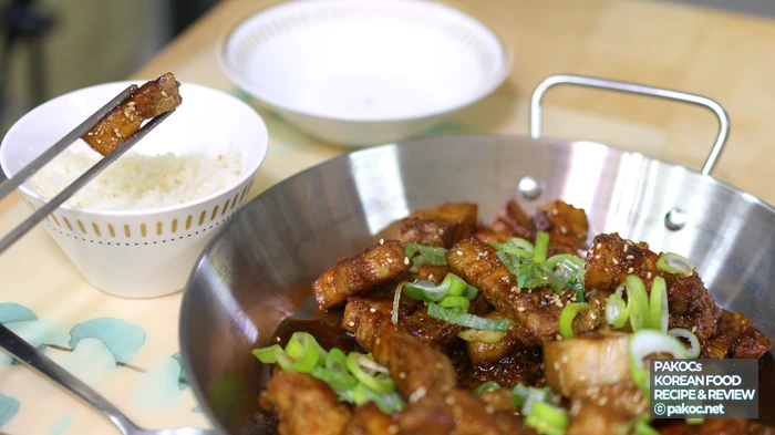 허니 갈릭 간장 삼겹살 맛있게 조리하기