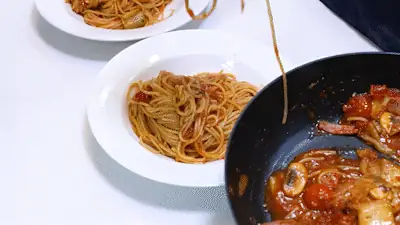 Adjusting the pasta-to-sauce ratio