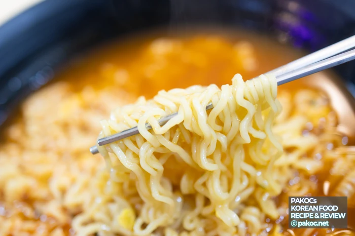 ハンガンラーメンのぴりっとした辛み