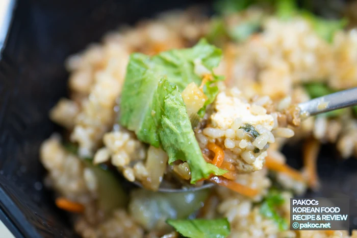 Foto de las características de la serie de bibimbap