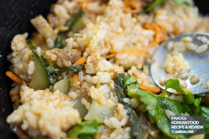 Bibimbap con gangdoenjang secreta de sabor profundo