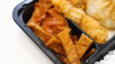 ソンノムギム弁当の構成の安定感