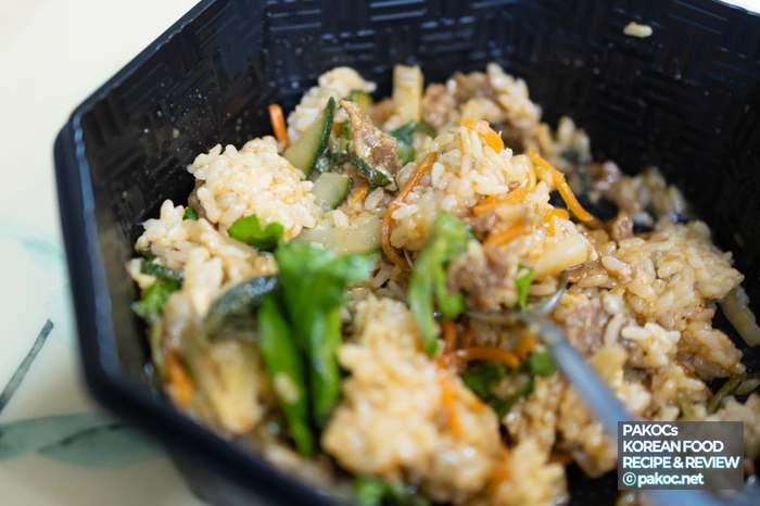 Información de ventas del bibimbap Si-kyung Pick