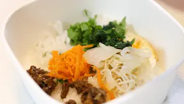비빔밥 소스 별도 구성 정보
