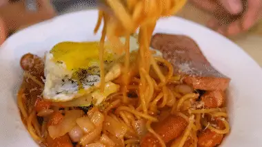 スパゲッティの麺の調理方法